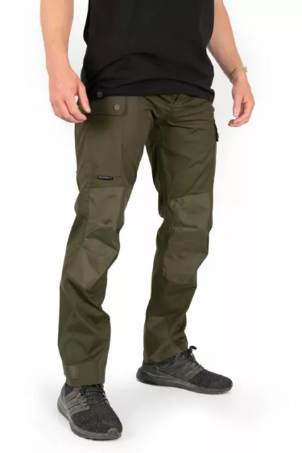 Fox HD Cargo Trousers - Green Unlined - All Sizes - Carp Fishing Clothing NEW