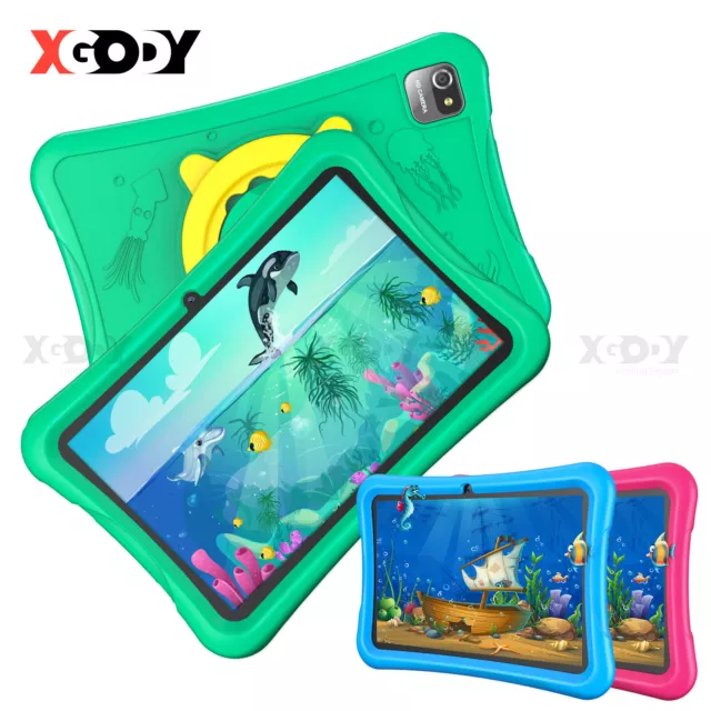 NEU XGODY 10,1'' Android 11 Kinder Googleplay Tablet 4+64GB WLAN 4-Core 6000mAh