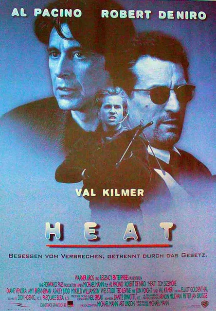 HEAT - ROBERT De Niro - Al Pacino - Natalie Portman - Filmposter
