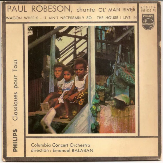 Chante Ol' Man River | Paul Robeson | Etat correct