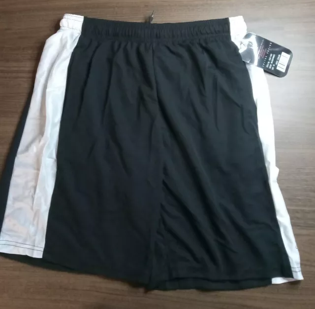 JULIUS ERVING Shorts Men's Size XL Black white Athletic NEW Gym Basketball Sport