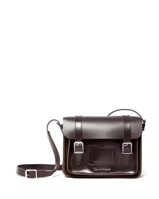 DR MARTENS 11 Inch Satchel Burgundy Leather Messenger Bag 89.99 PicClick UK