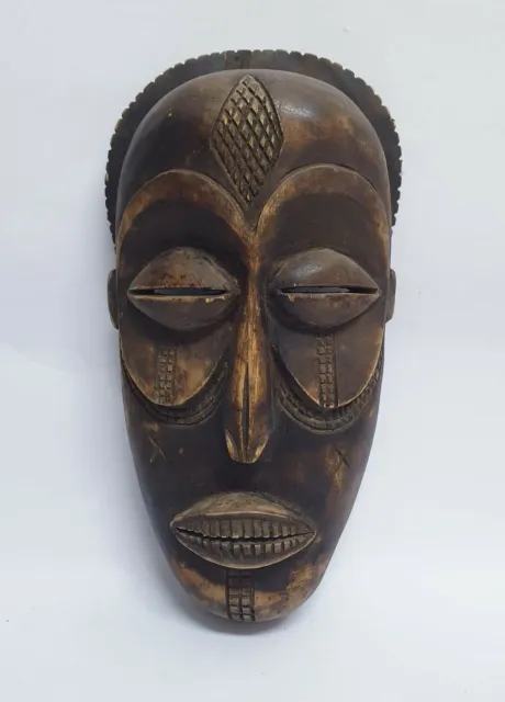 Beautifully Carved Very Old Wooden African Mask