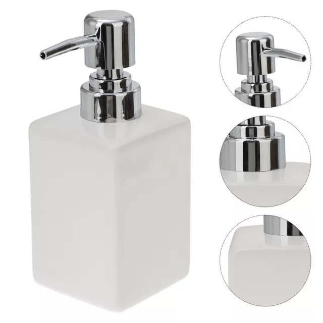Refillable Empty Shampoo Bottle Dispenser with Pump Hand Soap Dispenser Bathroom