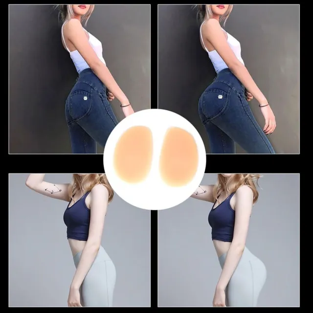 1 Pair Buttocks Enhancers Inserts Breatheble Removable Push Up Buttocks  Contour Hip Sponge Butt Pads Men Women Fake Butt Pads