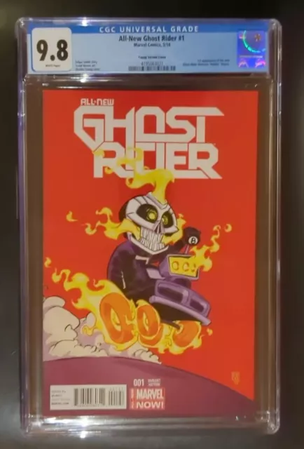 All-New Ghost Rider 1 CGC 9.8 Skottie Young Variant Cover 1st App Robbie Reyes