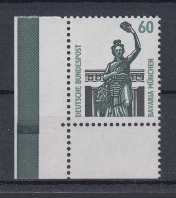 Bund 1341 A Eckrand links unten SWK 60 Pf postfrisch