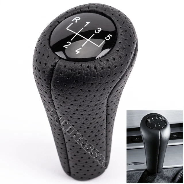 Soufflet Levier De Vitesses Cuir Synthétique Noir Pour BMW E36 E34 E28 E24 (1998-2005) - Remplacement Anti-poussière, Facile à Installer