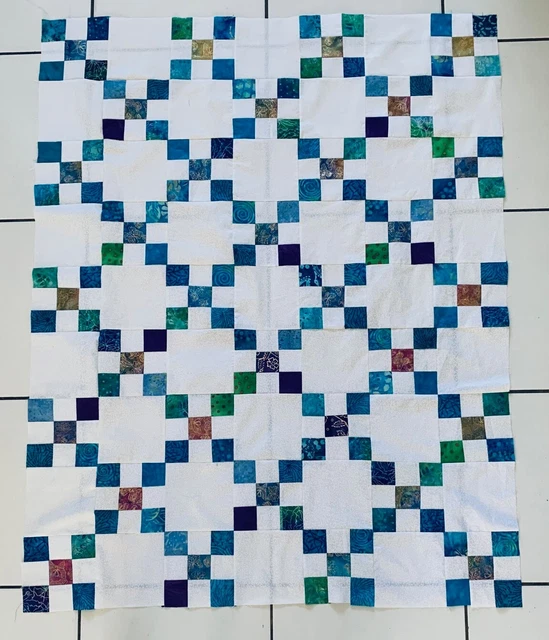Top de edredón Batik sin terminar 42"" x 53"" multicolor