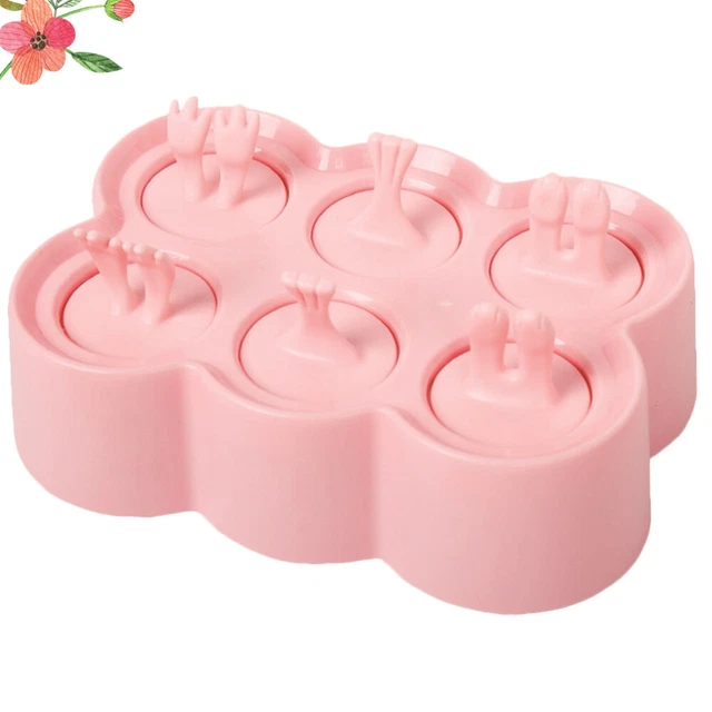 Stampi per ghiaccio sul gambo, 2 pezzi, stampi per ghiaccio in silicone