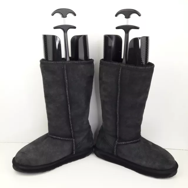 Emu Australia Boots Womens UK 5 EU 38 Stinger Hi Sheepskin Black Water Resistant