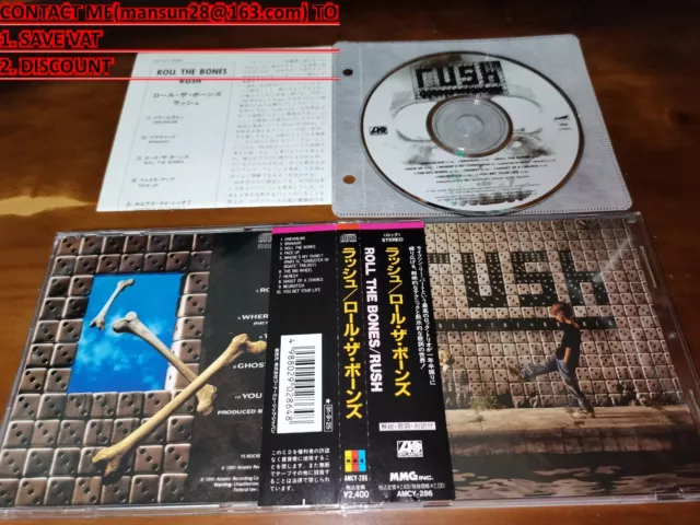 Rush / Roll The Bones JAPAN AMCY-286 1ST PRESS D7