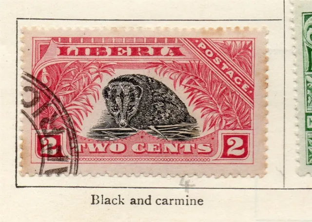 Liberia 1916-18 Early Issue Fine Used 2c. 268060