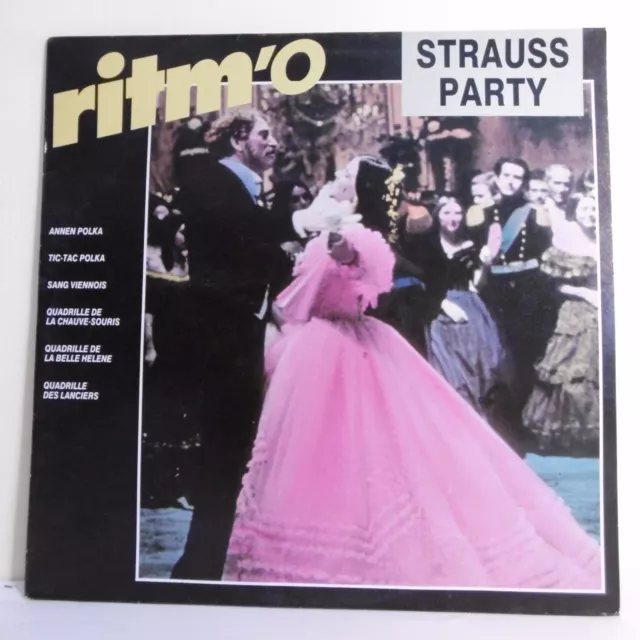 33 RPM Johann Strauss Vinyl LP 12 " Ritm 'O Party Orch. Vienne H. Hagen -epic