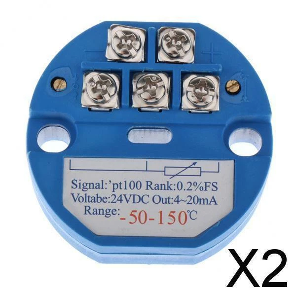 Rtd Temp Module 2X -50-150 ℃ RTD Temperature Sensor Transmitter Isolated Module £10.74 ...