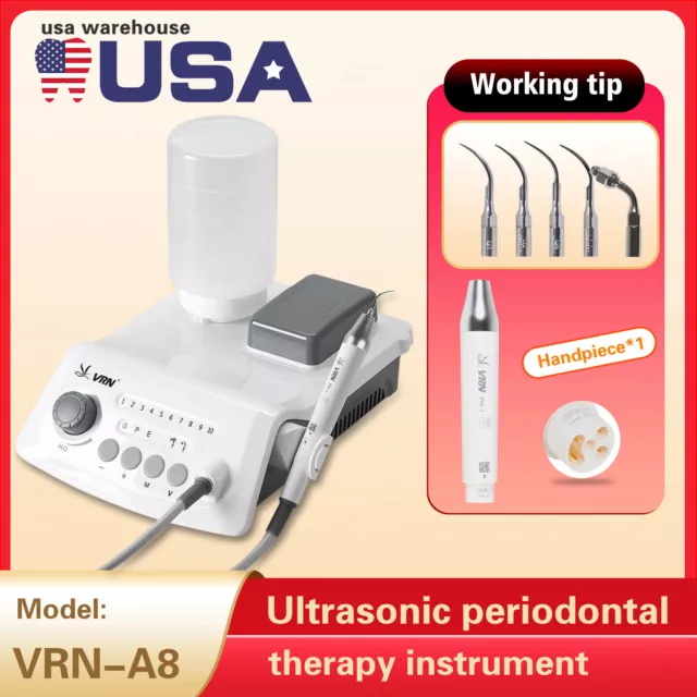 LED Dental Scaler Ultrasonic Piezo Scaler fit Cavitron EMS +Bottle Handpiece tip