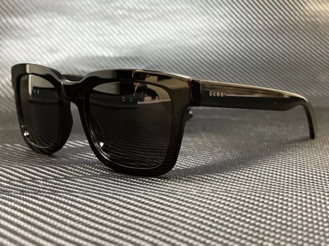 GUCCI GG0001SN 001 Black Square 52 mm Men's Sunglasses