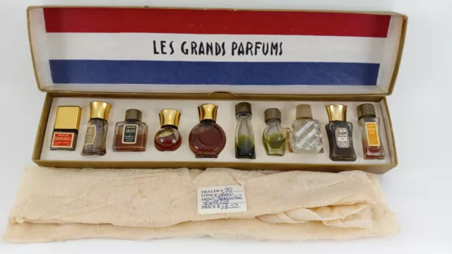 VINTAGE LES PARFUMS DE France Miniature Boxed Set of 7 bottles $20.00 -  PicClick