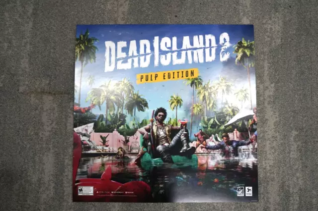Dead Island 2 GameStop Promo Poster 24"x23.5"