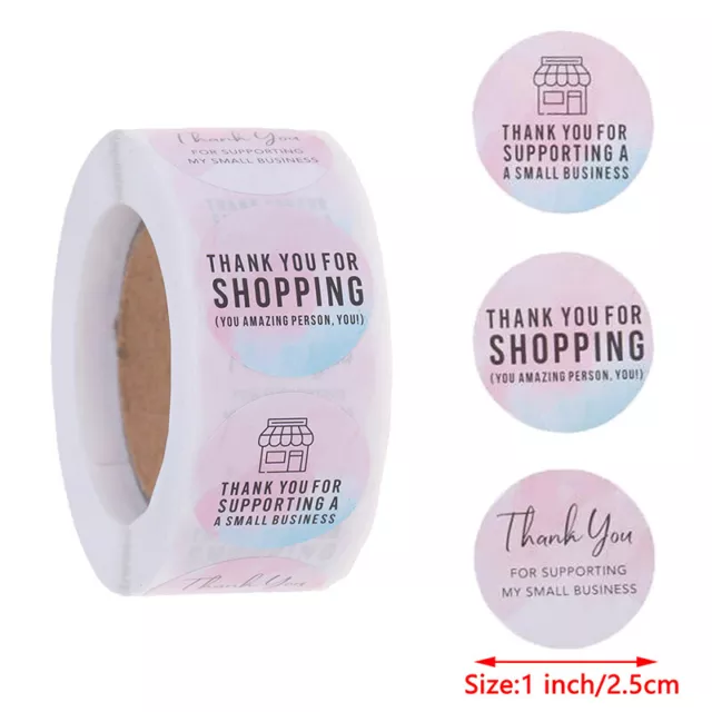 Thank You Stickers Paper Handmade Label Sticker for Package Stationery StickL`LN