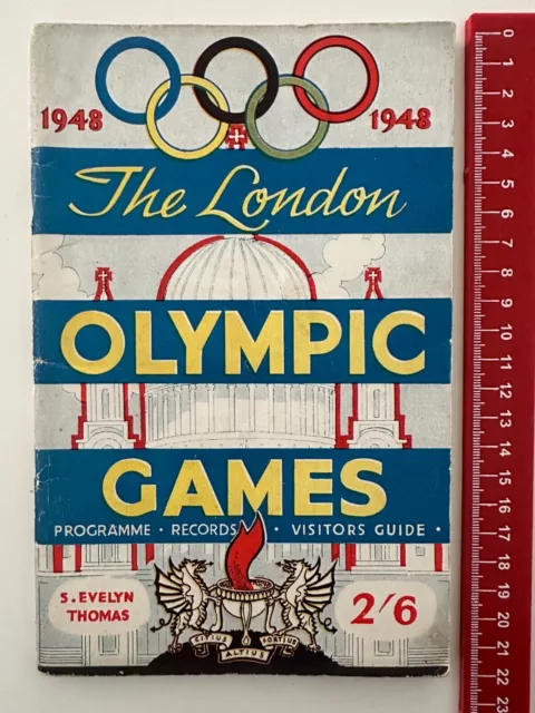1948 LONDON OLYMPICS - Programme, Records & Visitors Guide Book