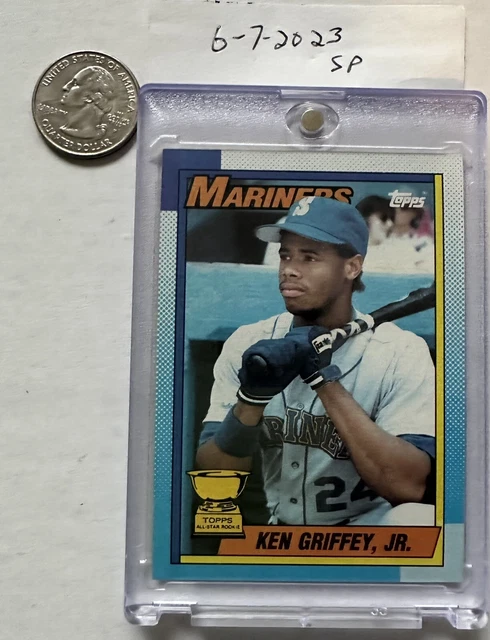 1990 Topps KEN GRIFFEY JR. All-Star Rookie #336 Bloody Scar ERROR Card HOF!