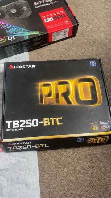 BIOSTAR TB250-BTC PRO LGA 1151 Motherboard £21.50 - PicClick UK