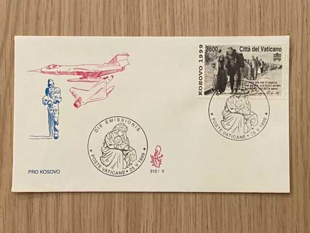 Vaticano - Vatican Fdc Venetia - 1999 - Pro Kosovo