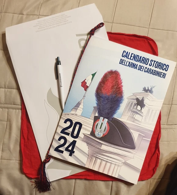 Calendario Arma Carabinieri 2024 piu Penna Carabinieri in omaggio!!