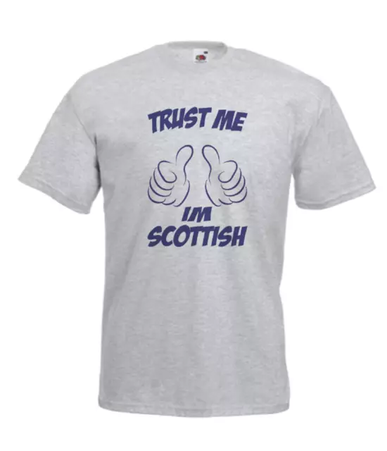T-shirt personalizzata Trust Me Im calcio scozzese divertente regalo compleanno Natale