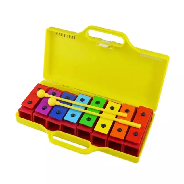 Xylophone with Case Motor Skills 1 2 3 Years Old Valentine's