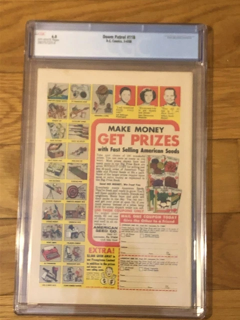 Doom Patrol #118    Cgc 6.0 1968 4