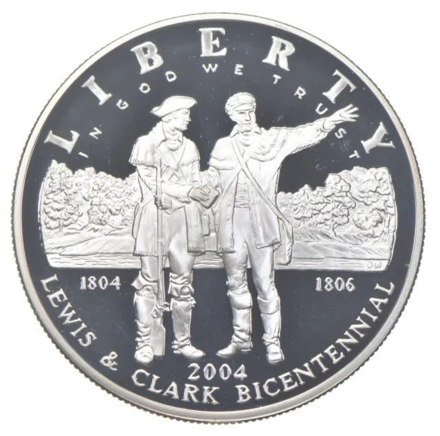 2004-P Proof Lewis & Clark Commemorative Silver Dollar $1 *0033
