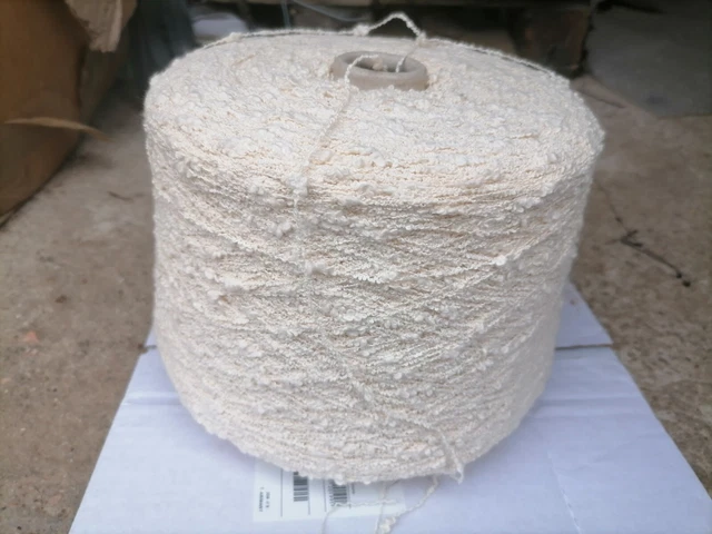 Fil à Tricoter Saturno En Laine Naturelle Greggio - Pelote De 1 Kg - Cône Italien - Neuf