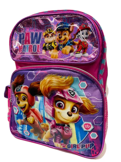 Paw Patrol Girl Pup 16" Large School Backpack(Brand New/Authentic)