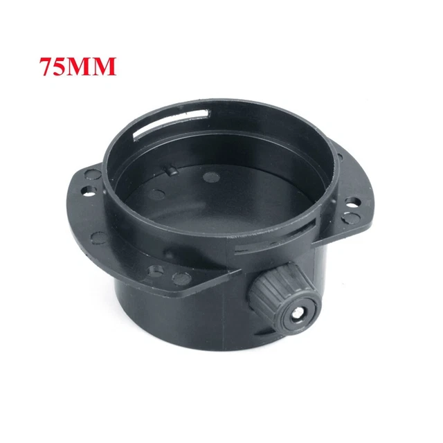 WAITLOVER Sortie D'Air Rotative Réfermable 75mm Noir - Évent De Chauffage Webasto Eberspacher Parfait