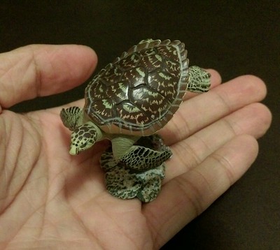 Loggerhead Turtle Replica PVC Figure Model V1 Yujin Like Kaiyodo Takara 