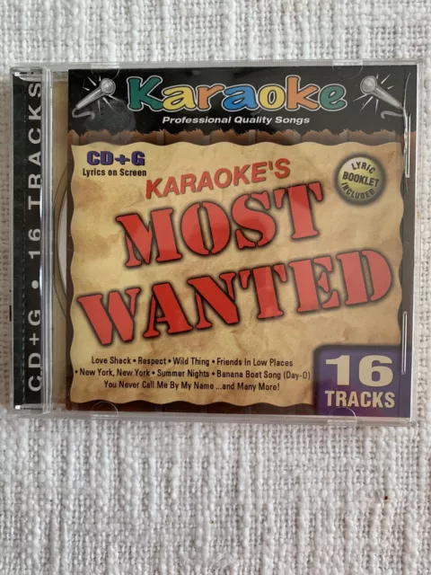 Karaoke Bay Karaoke’s Most Wanted CD + Graphics
