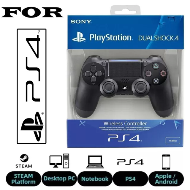 Original Sony Playstation DualShock 4 PS4 Wireless Controller - Schwarz