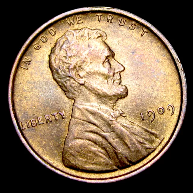 1909 Lincoln Cent Wheat Penny  ---- Gem BU++ Condition ---- #X082