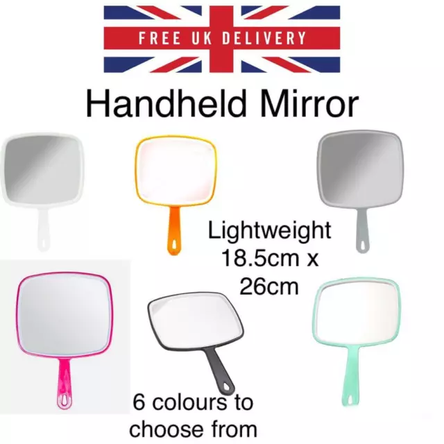 Hand Held Mirror Professional Salon Style Hand Held Colour Vanity Mirror Makeup