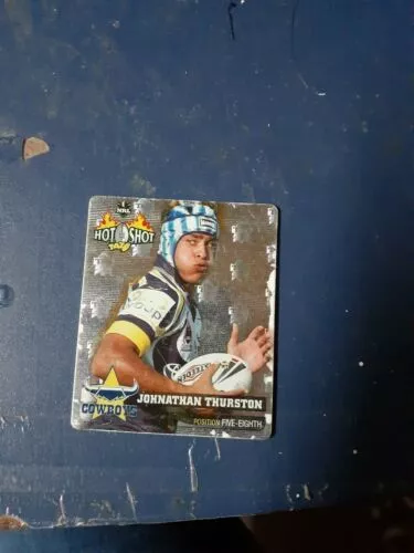 Hot Shot Tazo Rugby League Card Nrl sparkling 2006 Rare johnathan thurston