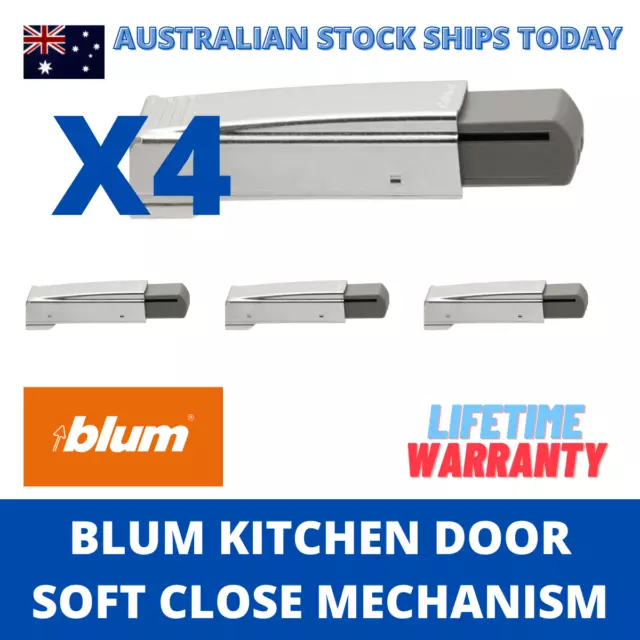 Blum Soft Close Kitchen Door Hinge Attachment Clip on Mechanism Blumotion 4 PACK