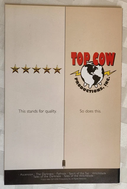 SPIRIT OF THE TAO #1 - Billy Tan, D-Tron - Top Cow - Image Comics 1998 3