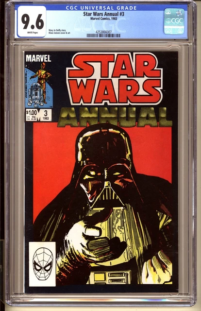 STAR WARS Annual #3  CGC 9.6 WP NM+ Marvel Comics 1983 Jedi Darth Vader cover v1