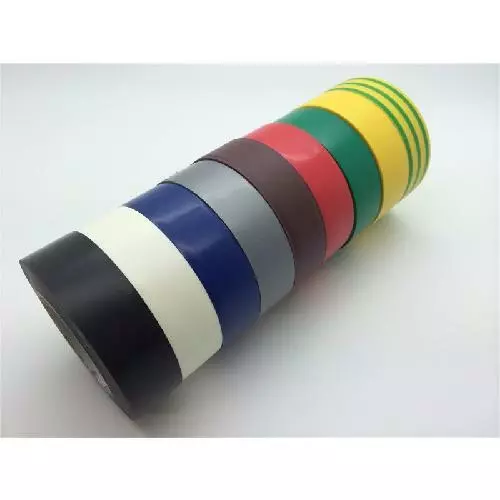 19mm x 33m ELECTRICAL PVC INSULATION INSULATING TAPE FLAME RETARDANT All Colours
