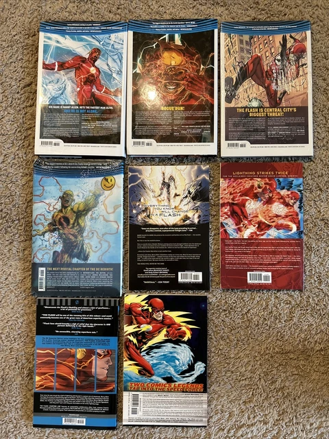 Flash Graphic Novel Lot Rebirth Deluxe HC Vol 1 2 3 Batman New 52 TPB DC Comic 2