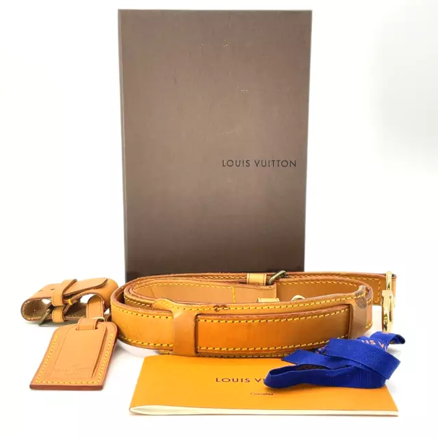 Auth LouisVuitton KeepallBandouliere strap ,Poigner tag Set W/Box JN040014