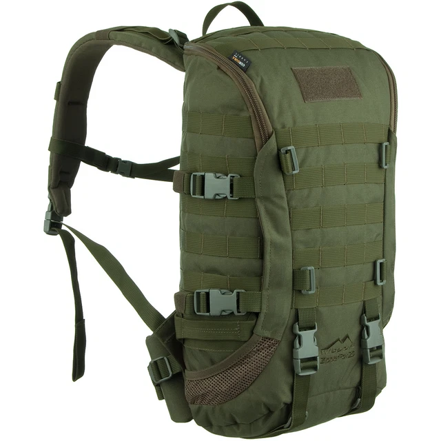 Sac à Dos Randonnée 25L Vert Olive - Polyester, Léger, Sans Cadre, Neuf Avec étiquettes