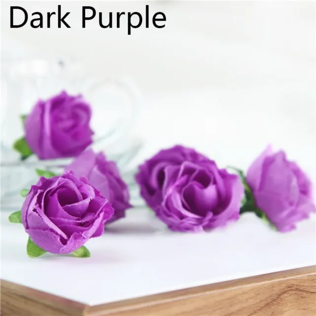 Gifts Beautiful Fake Bouquet Artificial Rose Flower Heads Wedding Decoration